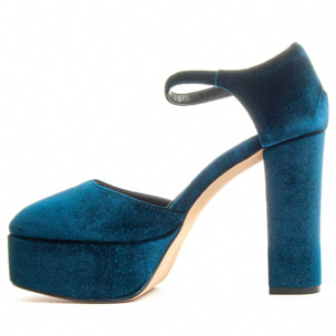 Zapatos de Tacón - Azul - Altura: 10 cm