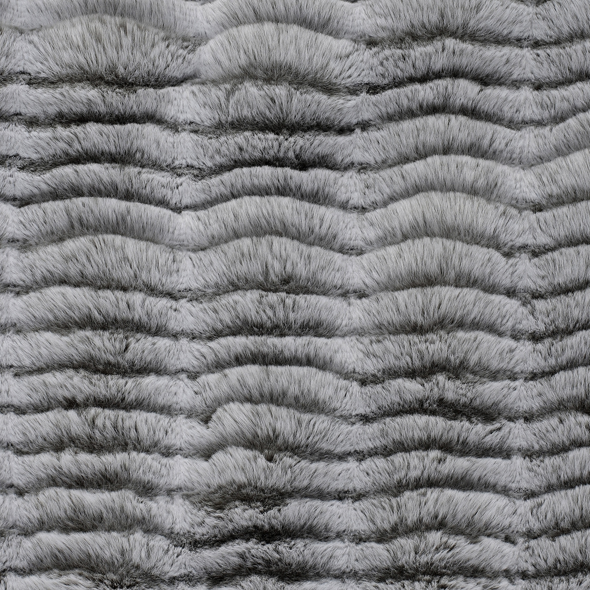 Plaid - HOME DECO FACTORY - Opulence - Imitation Fourrure - Gris