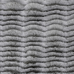 Plaid - HOME DECO FACTORY - Opulence - Imitation Fourrure - Gris