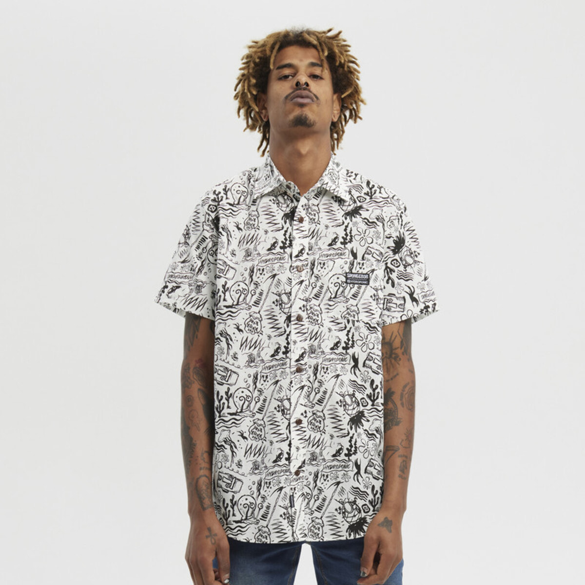 Camisa de manga corta BIKINI BOTTOM SpongeBob SquarePants x Hydroponic