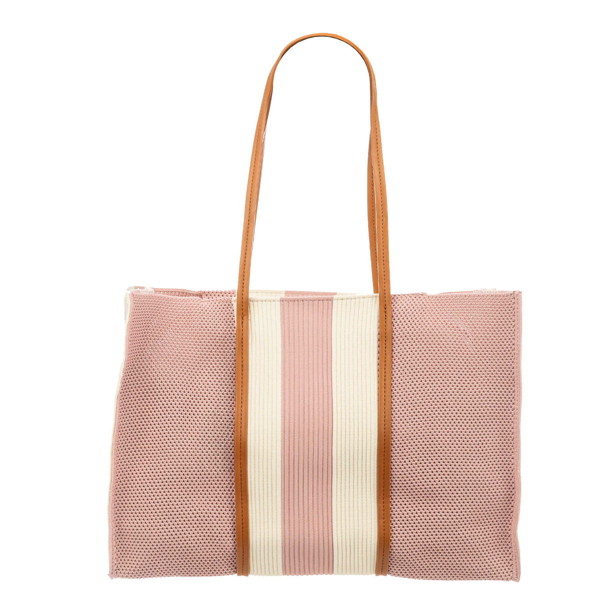 Borbore Bolso shopper Mujer. Fabricado en rafia sintética entrelazada.