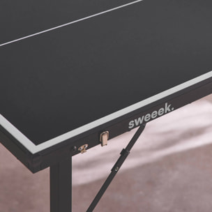 Mini table de ping pong intérieure pliante avec 2 raquettes et 3 balles MINI TABLE DE PING PONG INTÉRIEURE