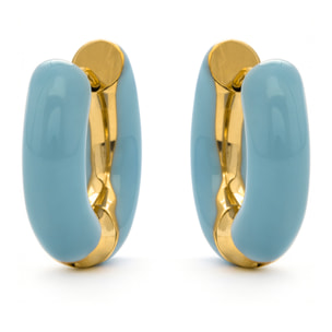 Pendientes acabados en oro amarillo de 18k