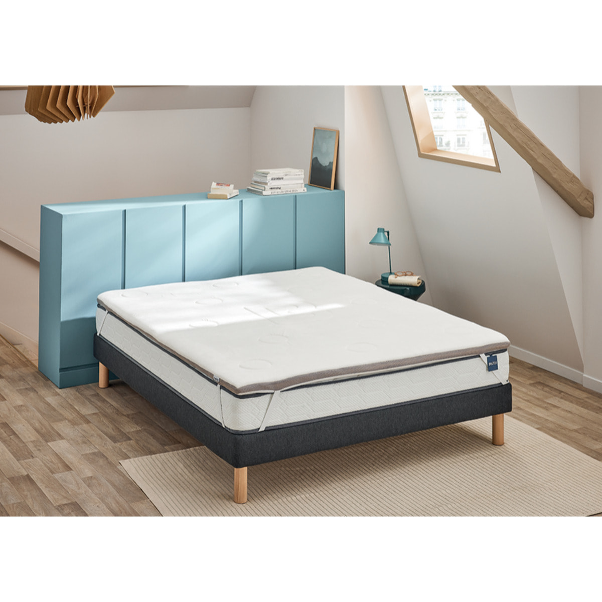 SURMATELAS MEMOPOWER |2 places |H 5 cm|confort moelleux