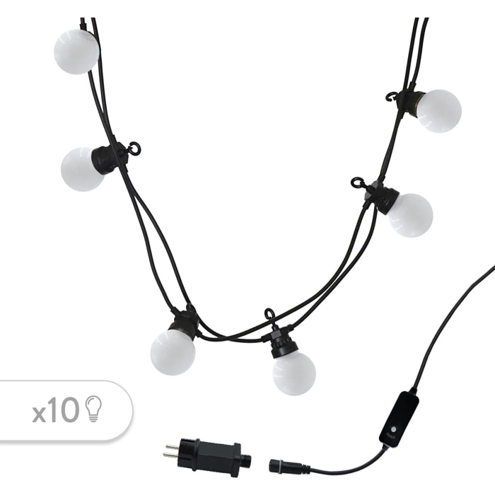 Guirlande connectable PARTY 10 LED 5.7M
