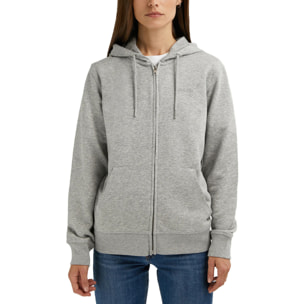 Sudadera Con Cremallera Embroidery  Logo Zip Hoodie en Gris D.Franklin