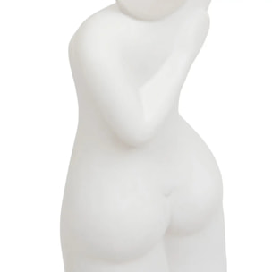 Statut femme "Soleya" H28cm blanc