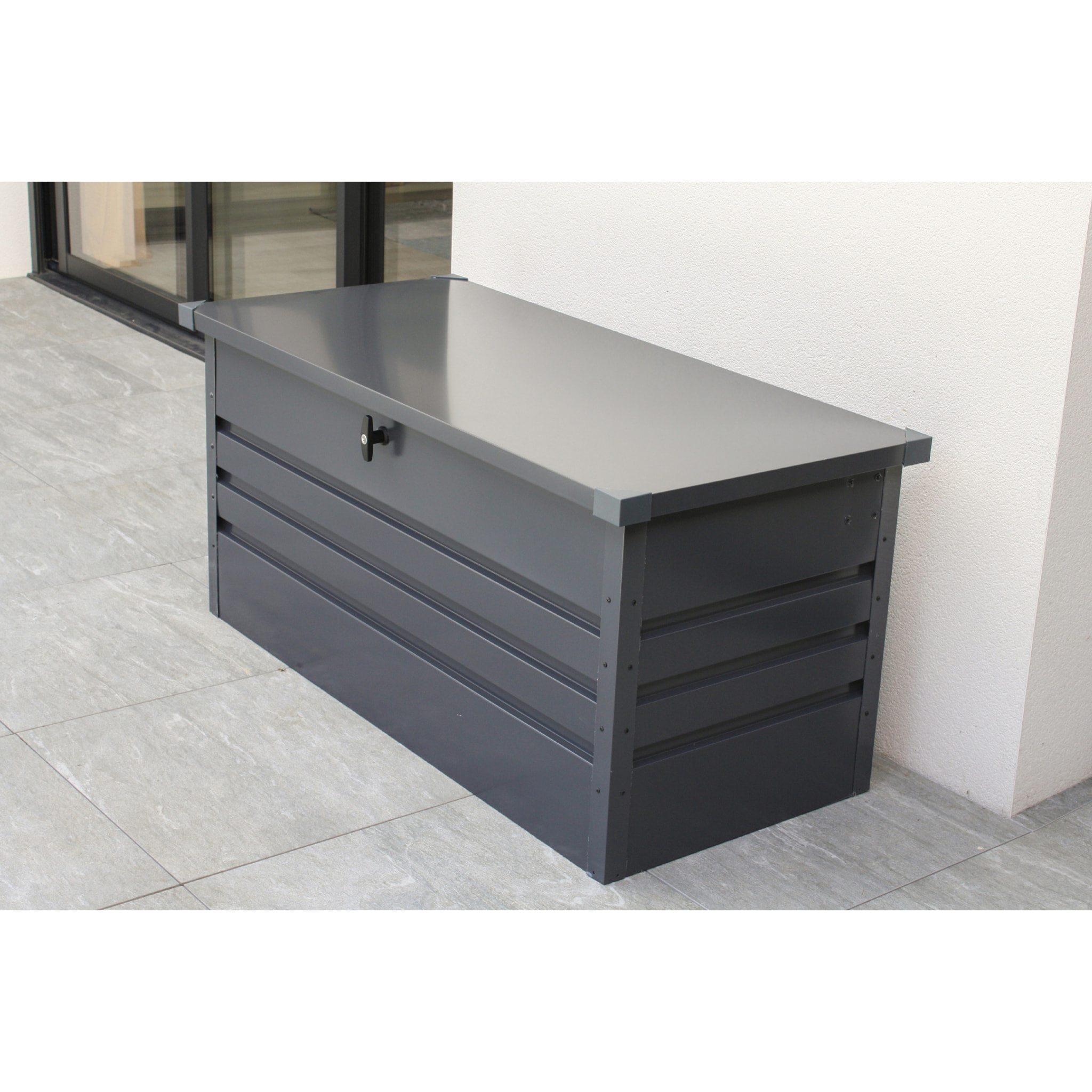 SCATOLA - Coffre de jardin en acier galvanisé