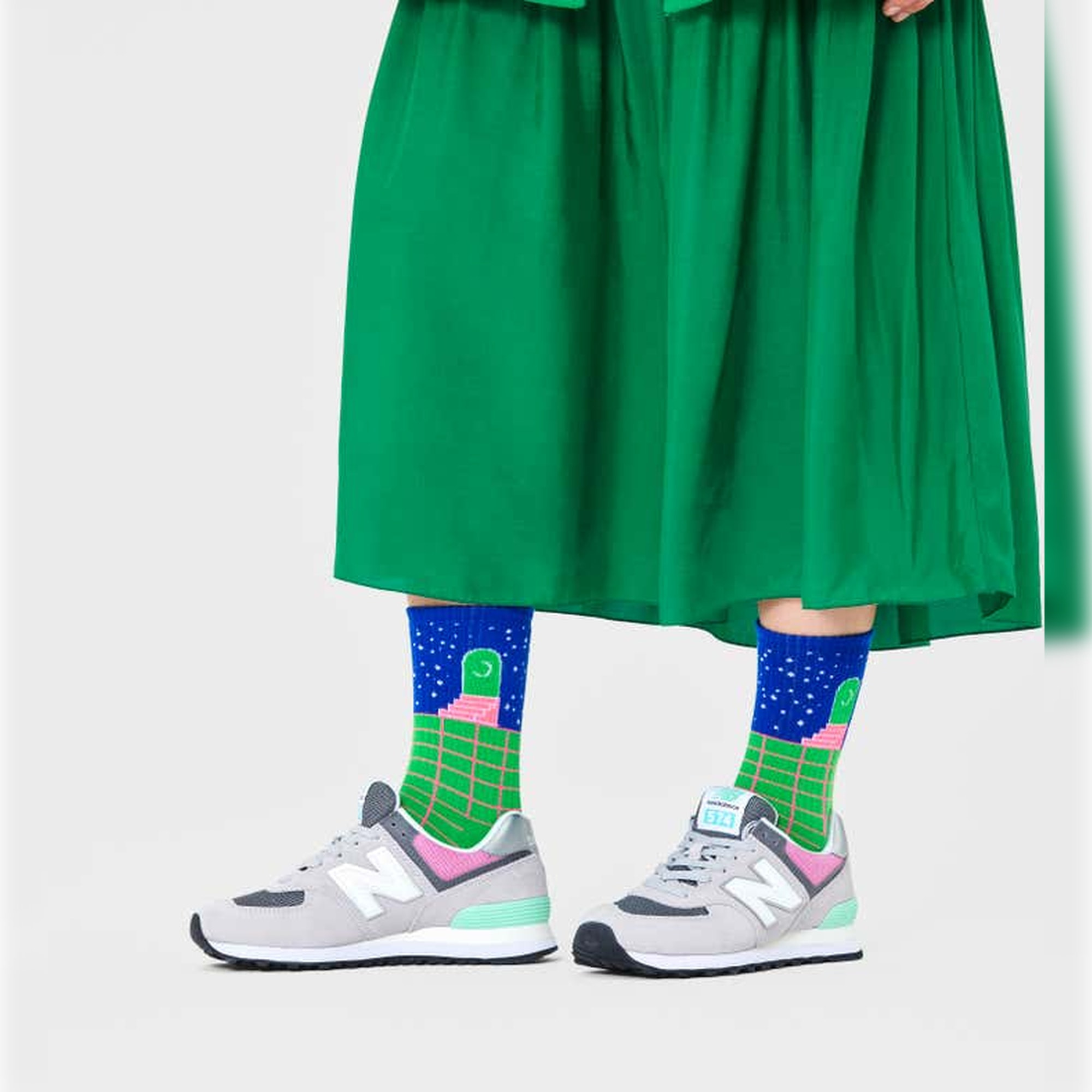 Calcetines future unknown 3/4 crew Happysocks