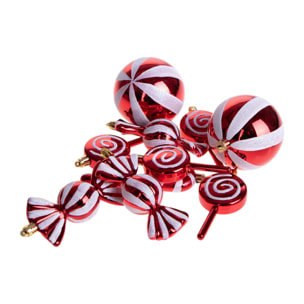 Sfere Natalizie - Pezzi 3 - 9xH12x11cm - Bianchi Dino SpA