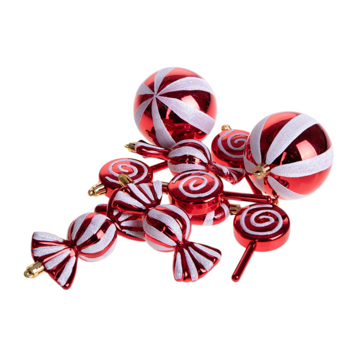 Sfere Natalizie - Pezzi 3 - 9xH12x11cm - Bianchi Dino SpA