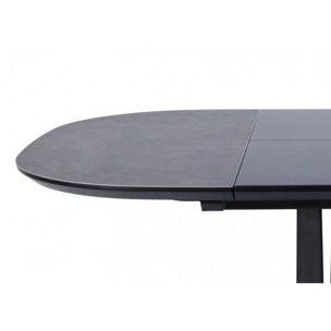 Table extensible ronde/ovale en céramique 110/150 cm - MAJORQUE