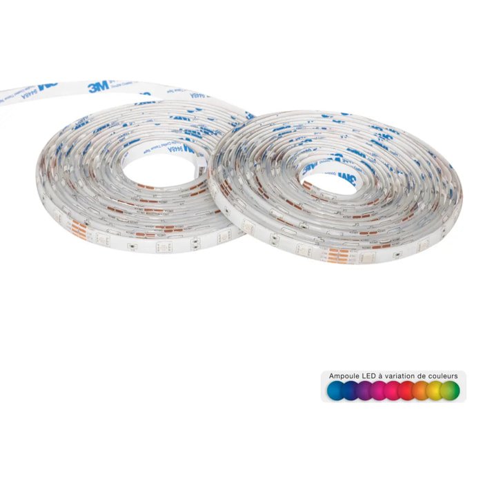 Ruban LED multicolore L1000cm