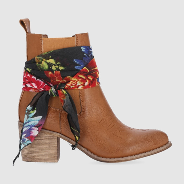 Botines - Cuero - Tacón: 6 cm