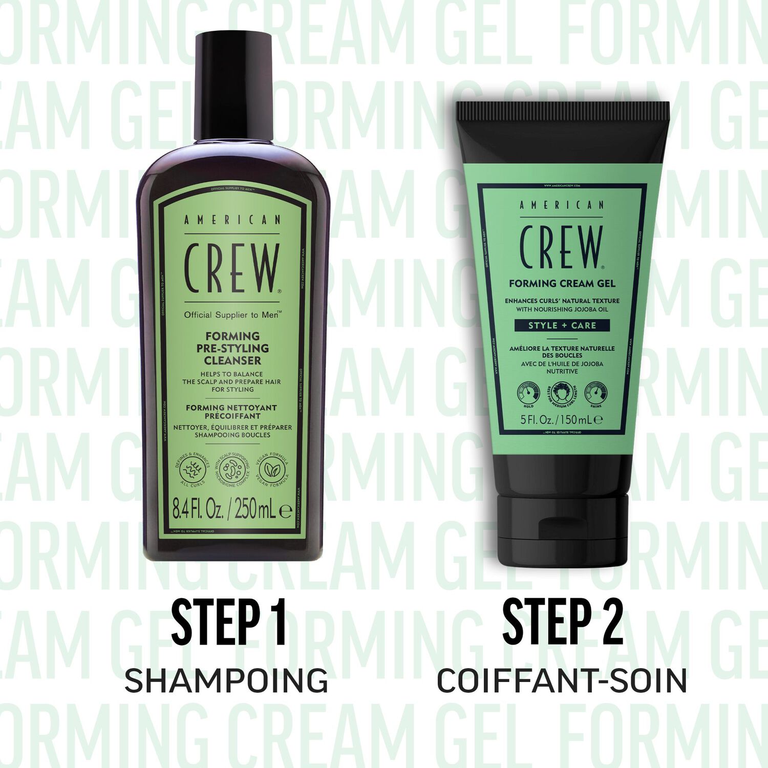 Crew Styling - Coiffant-soin hybride Forming Cream Gel 150ml