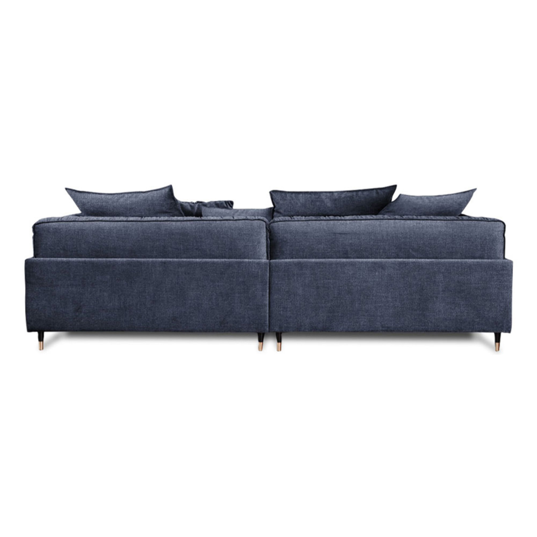 Canapé Droit Velours Fiorenzo - 4 places