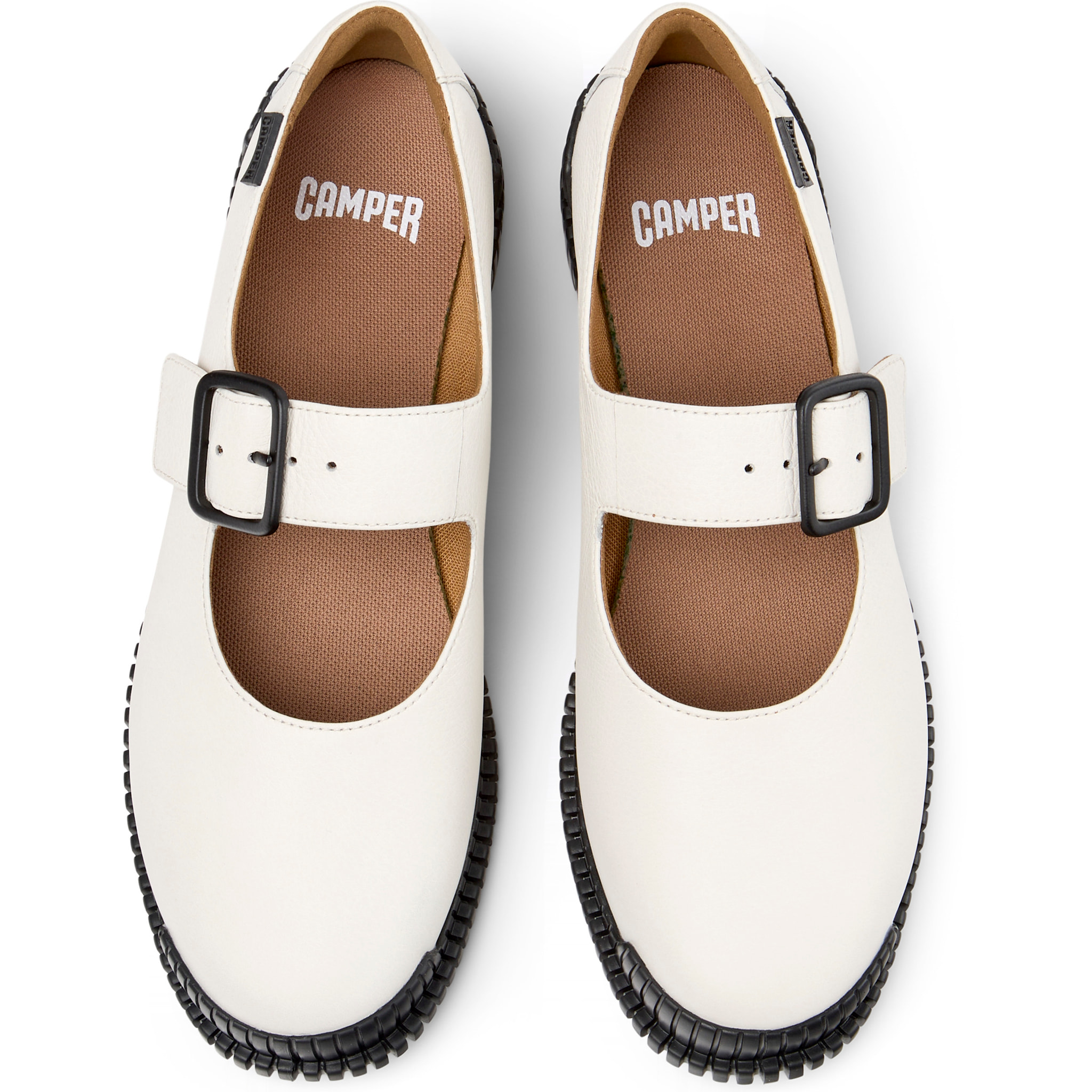 Ballerini - CAMPER Pix - Bianco - Pelle liscia