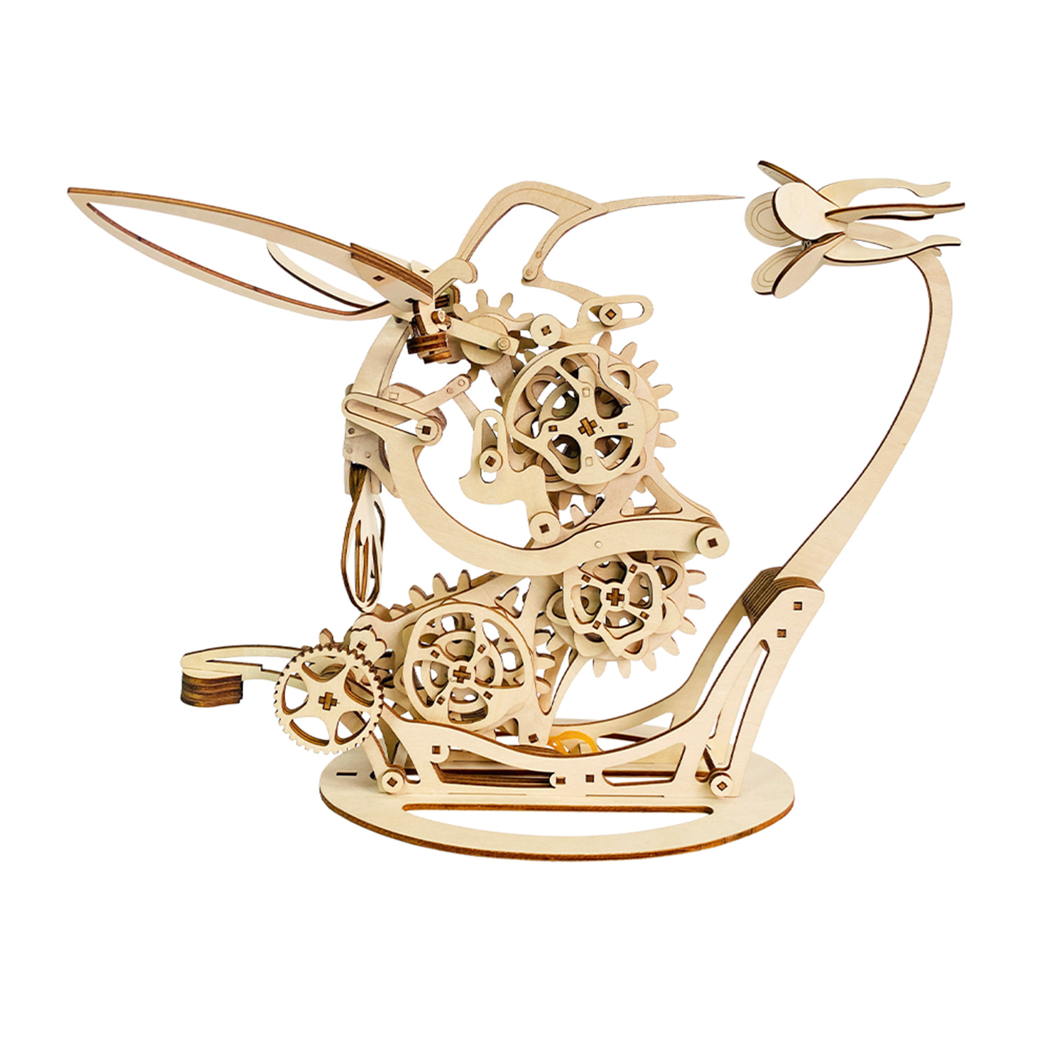 Modello in legno 3D, design di Colibrì meccanico dinamico. 200 pezzi.