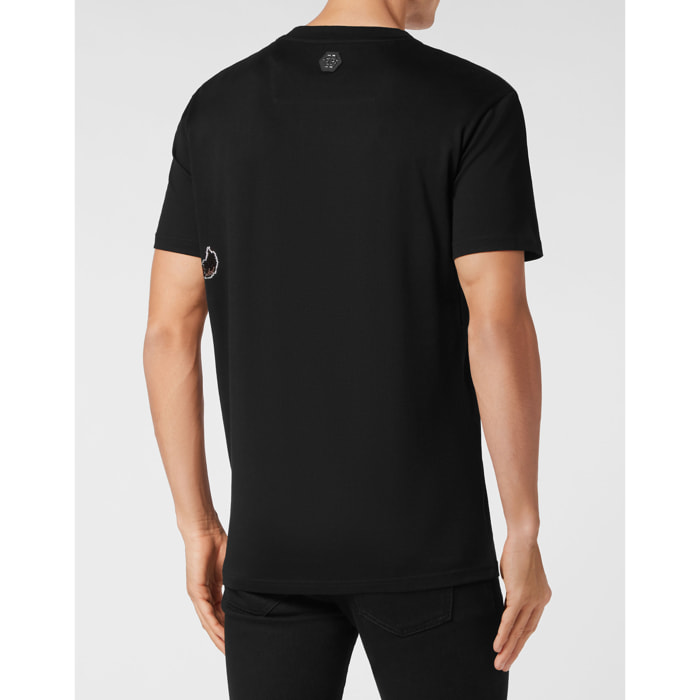 PHILIPP PLEIN Camiseta de cuello redondo LION