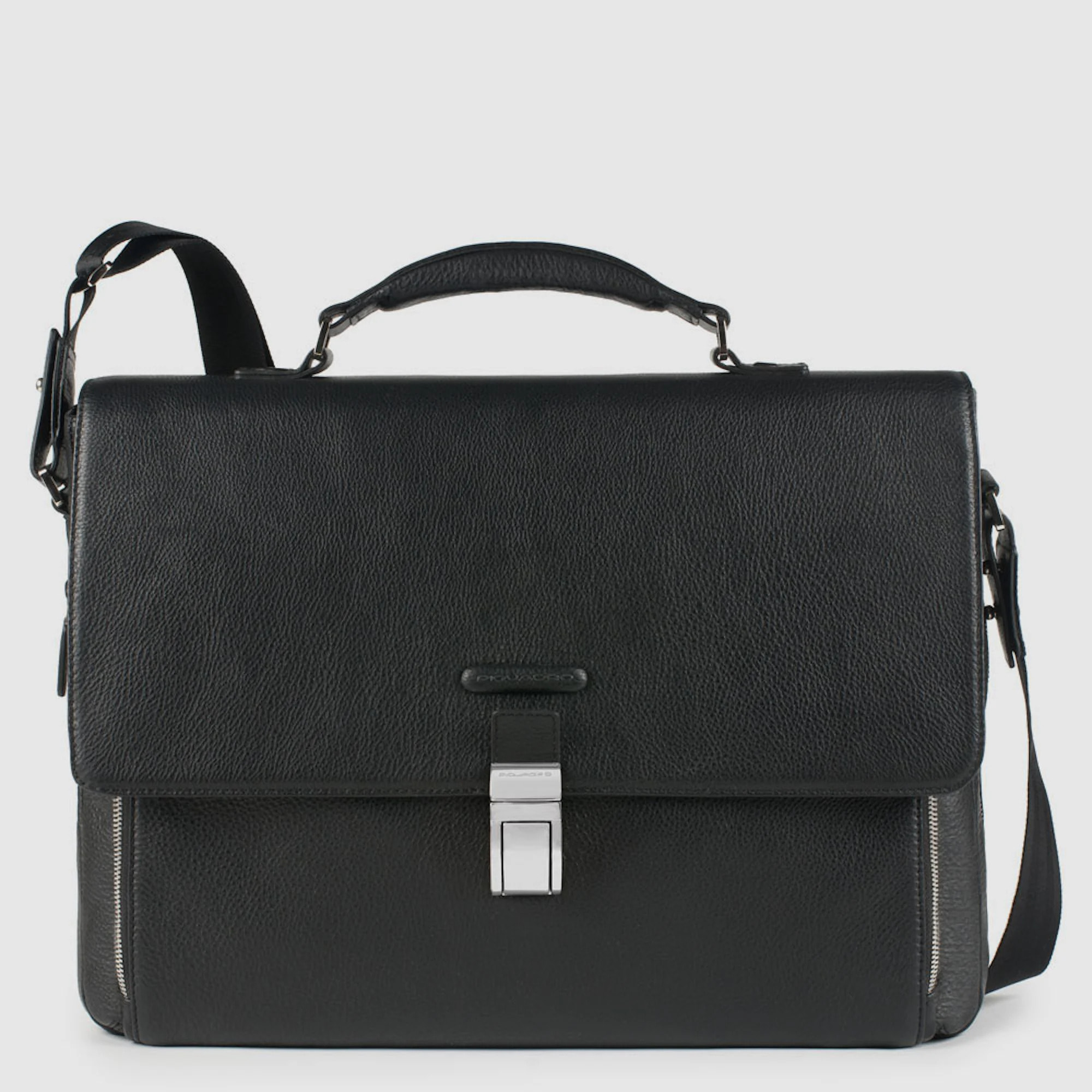 Piquadro Cartella porta computer espandibile con patta e scomparto porta iPad®Air/Air2