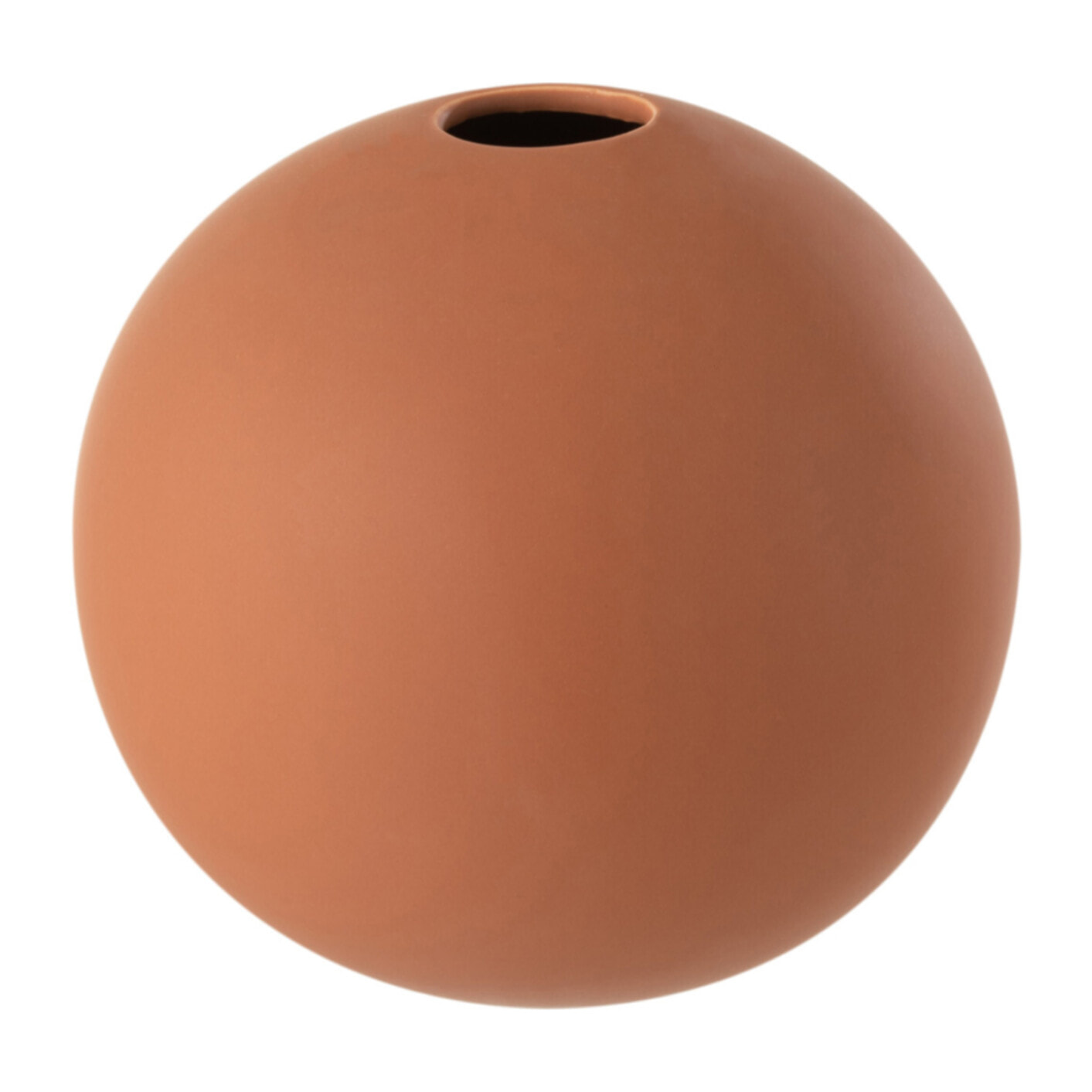 J-line vase Boule - céramique - rouille - medium