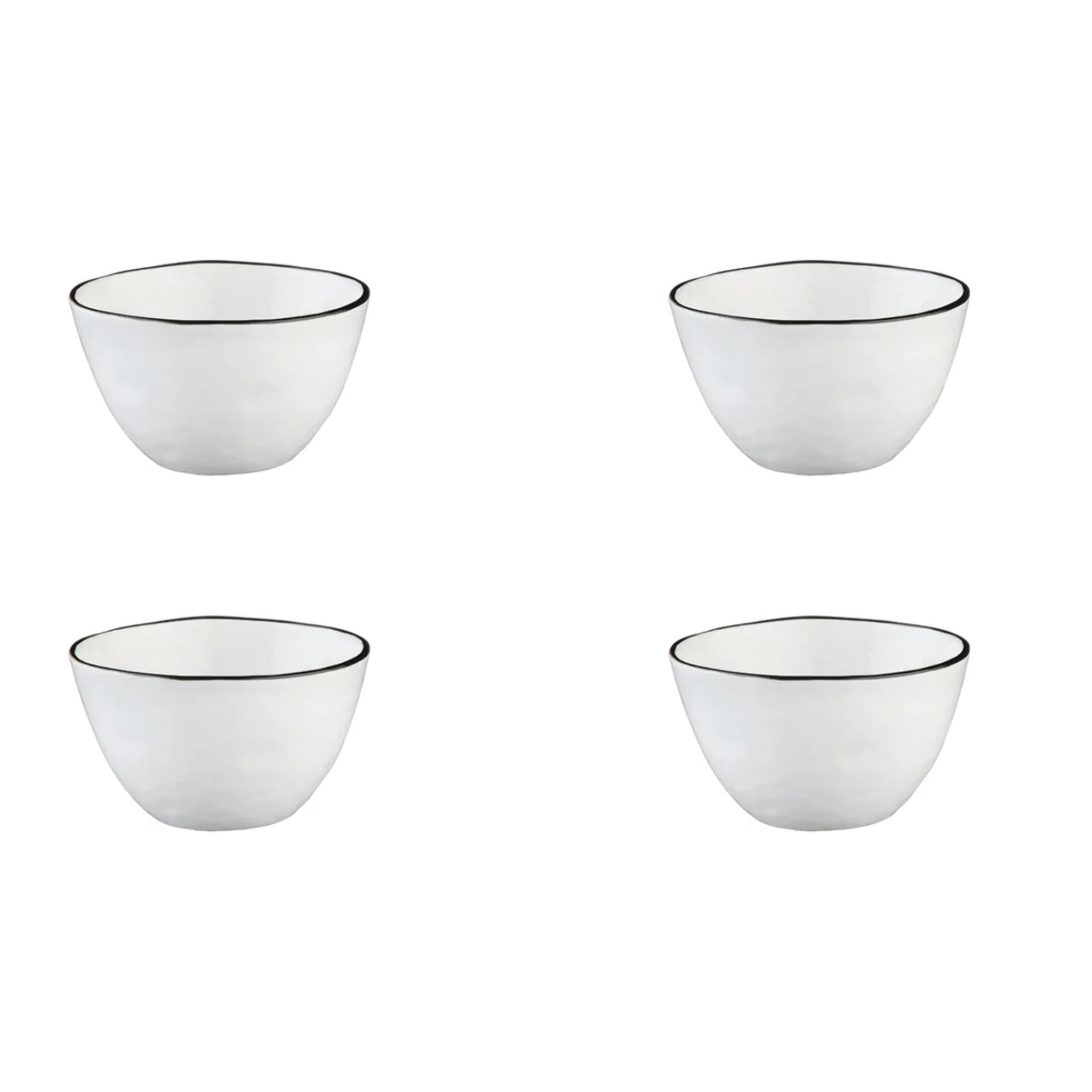Bol PURE Ø12cm - 4 pièces - Blanc Neige