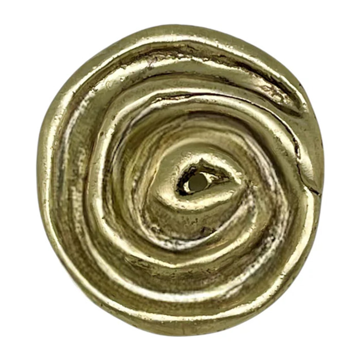 Broche Señales en dorado chapado-latón diseño Gloria Mago vintage