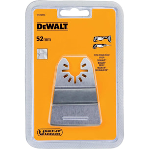 Spatule rigide 52 mm pour multi-cutter - DEWALT - DT20714-QZ