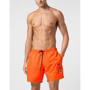 PHILIPP PLEIN Swim Trunks SKULL&BONES