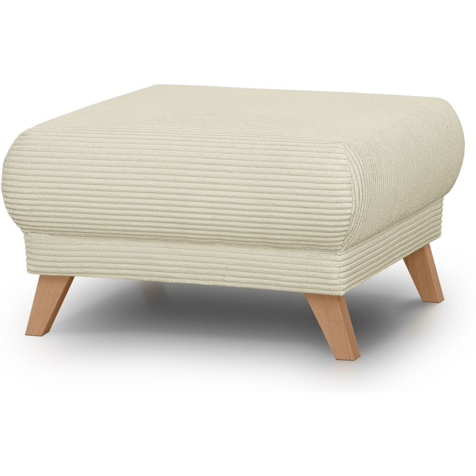 Pouf en velours côtelé - LARIA