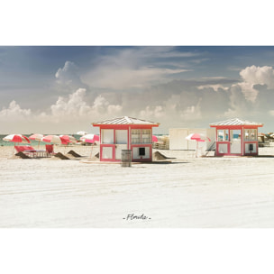 Tableau plage floride Tableau alu Dibond