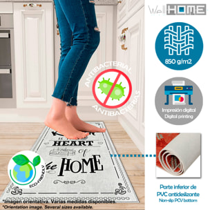 Alfombra de Poliester estampada 80 x 120cm