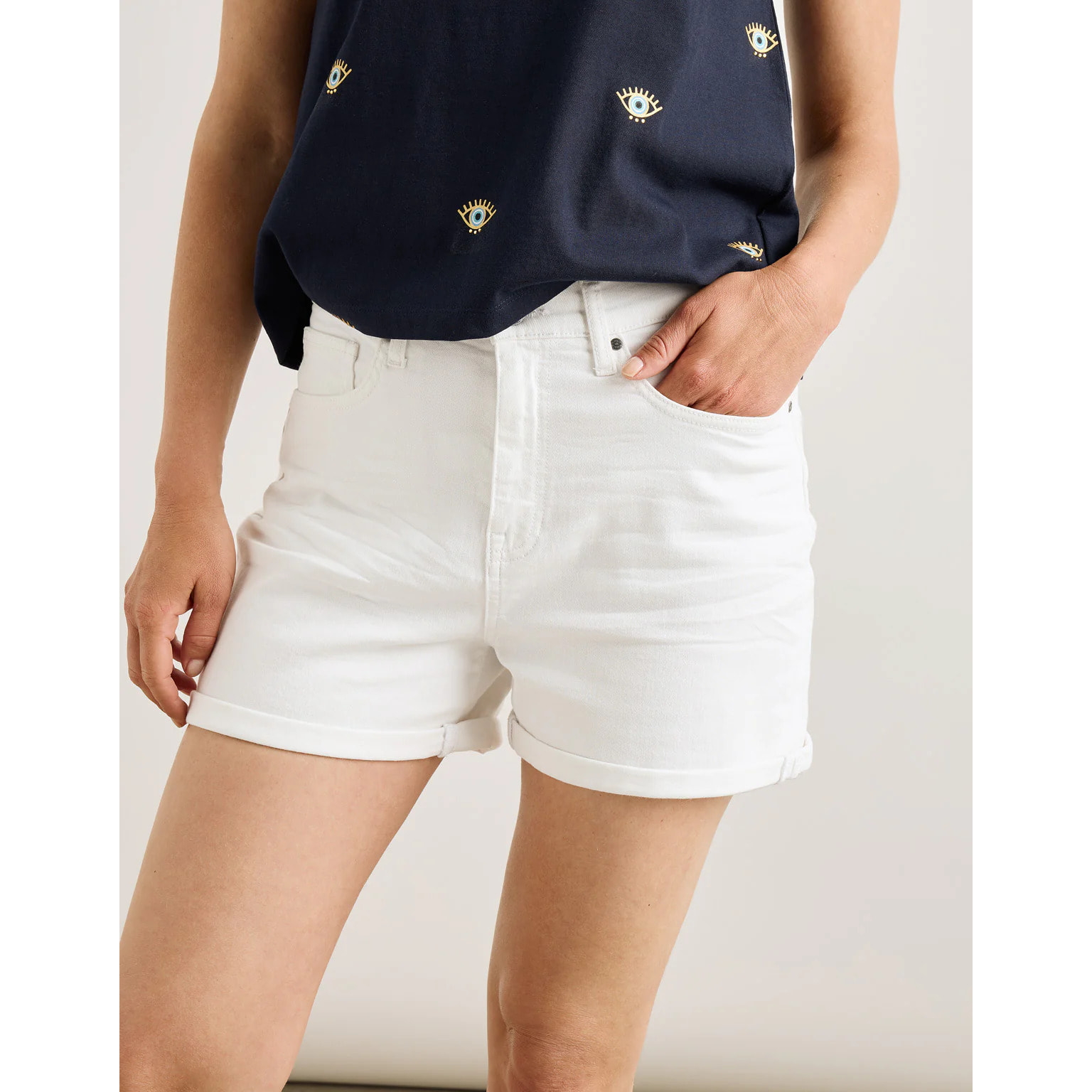 Bermuda Denim Blanco - Orce