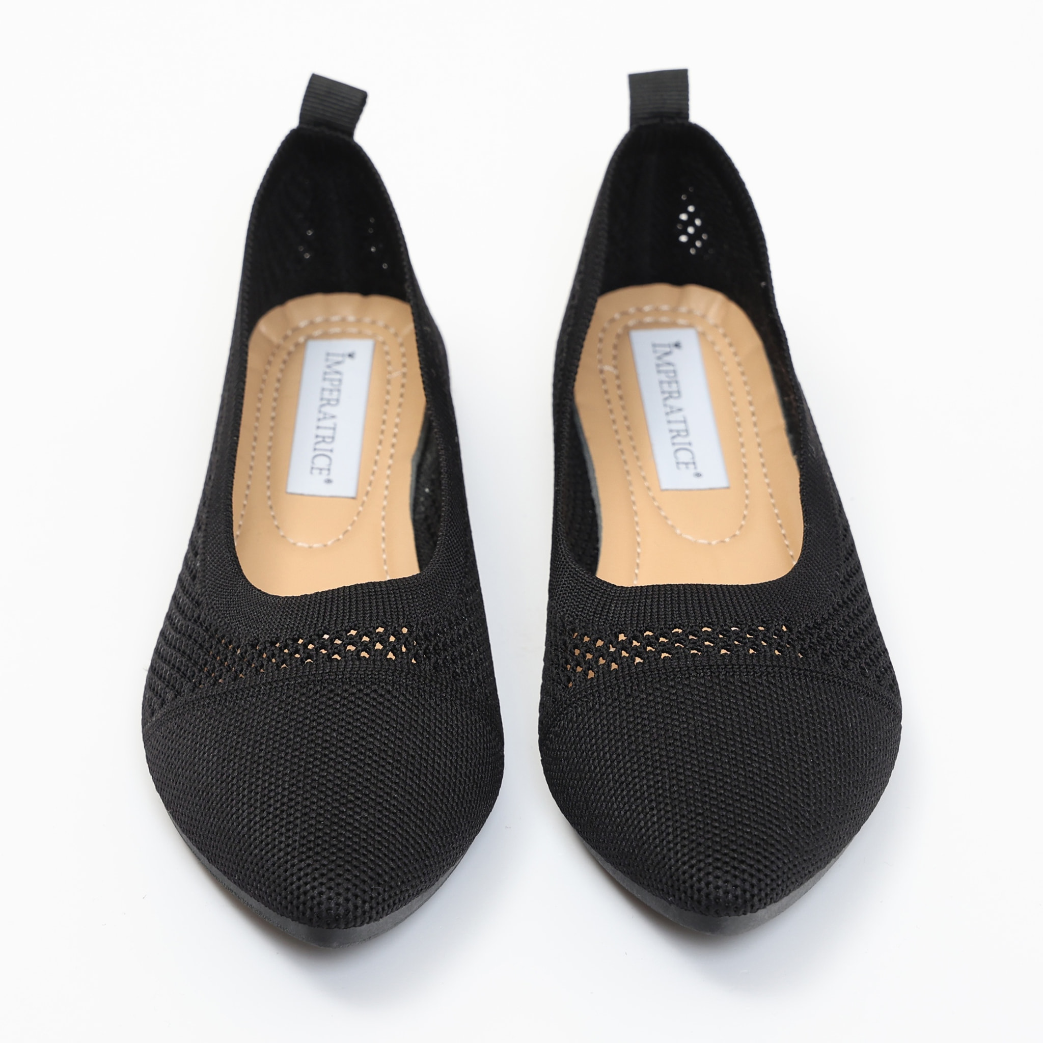 Ballerine in tessuto traforate