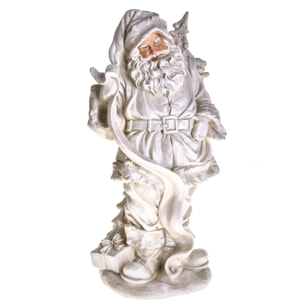 Babbo Natale In Piedi. Altezza 51 Cm - Pezzi 1 - 30X51X25cm - Colore: Bianco - Bianchi Dino - Articoli Natalizi