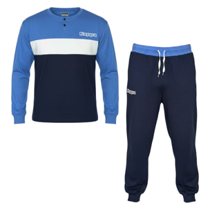 Pigiama Lungo Uomo KAPPA Caldo Cotone Interlock