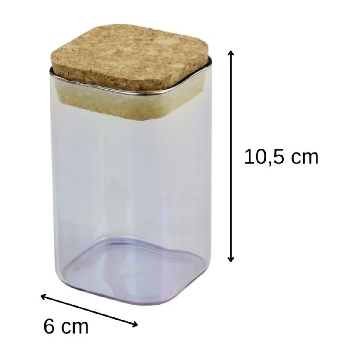 Tasty Boîte de conservation en verre avec couvercle liège