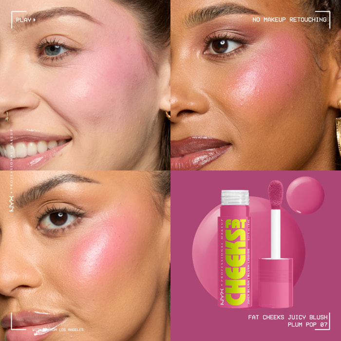 NYX Professional Makeup Fat Cheeks Blush Plum Pop