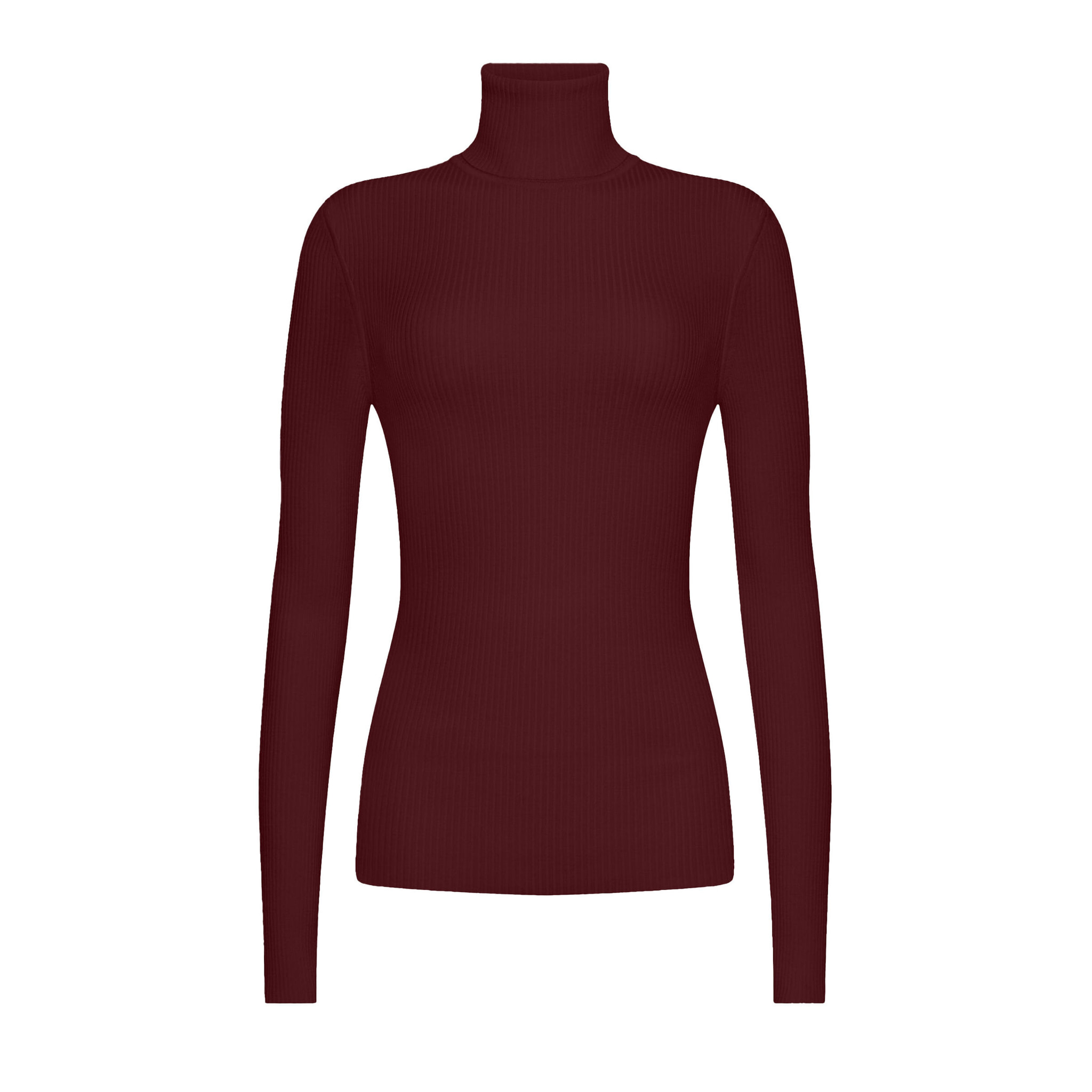 Top a maniche lunghe Merino Fine Rib Top Long Sleev