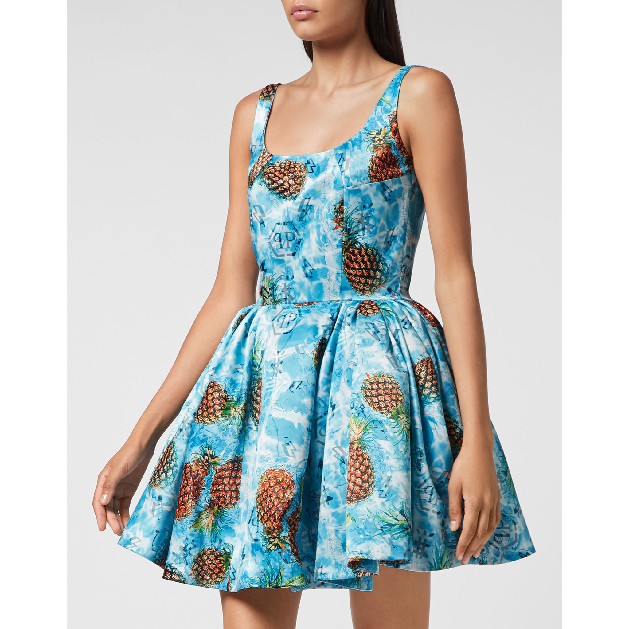 PHILIPP PLEIN Vestido corto PINEAPPLE SKIES