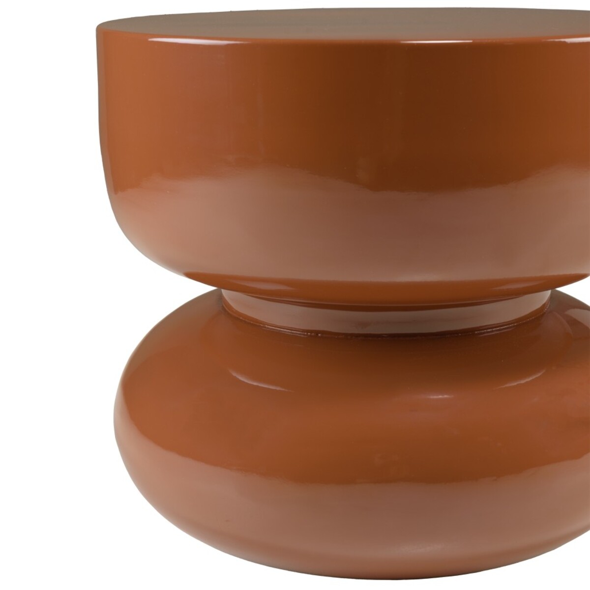 HORTENSE - Table d'appoint design en fer couleur brun