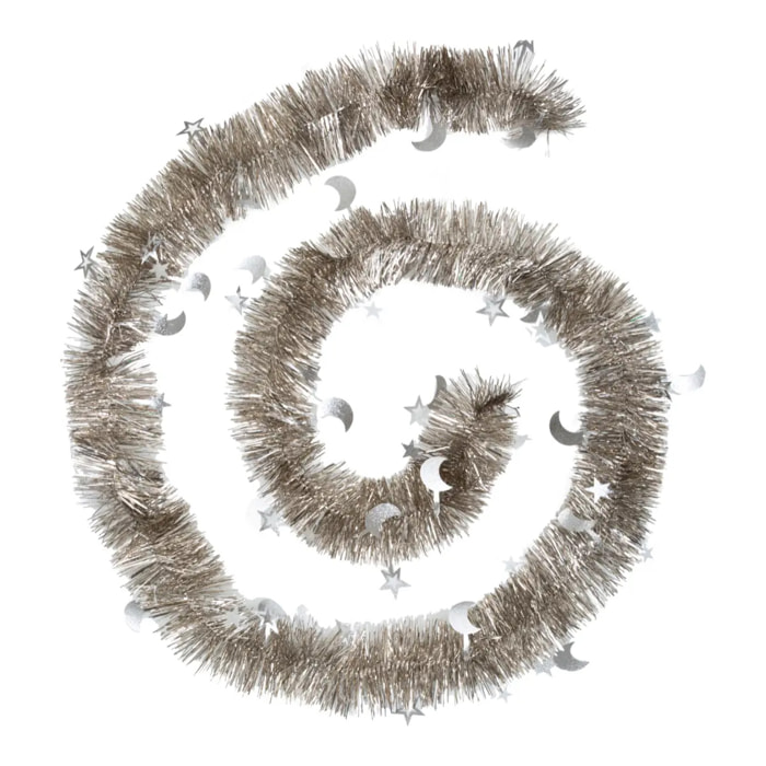 Guirlande de Noël Lune Étoile 150x 4x2m