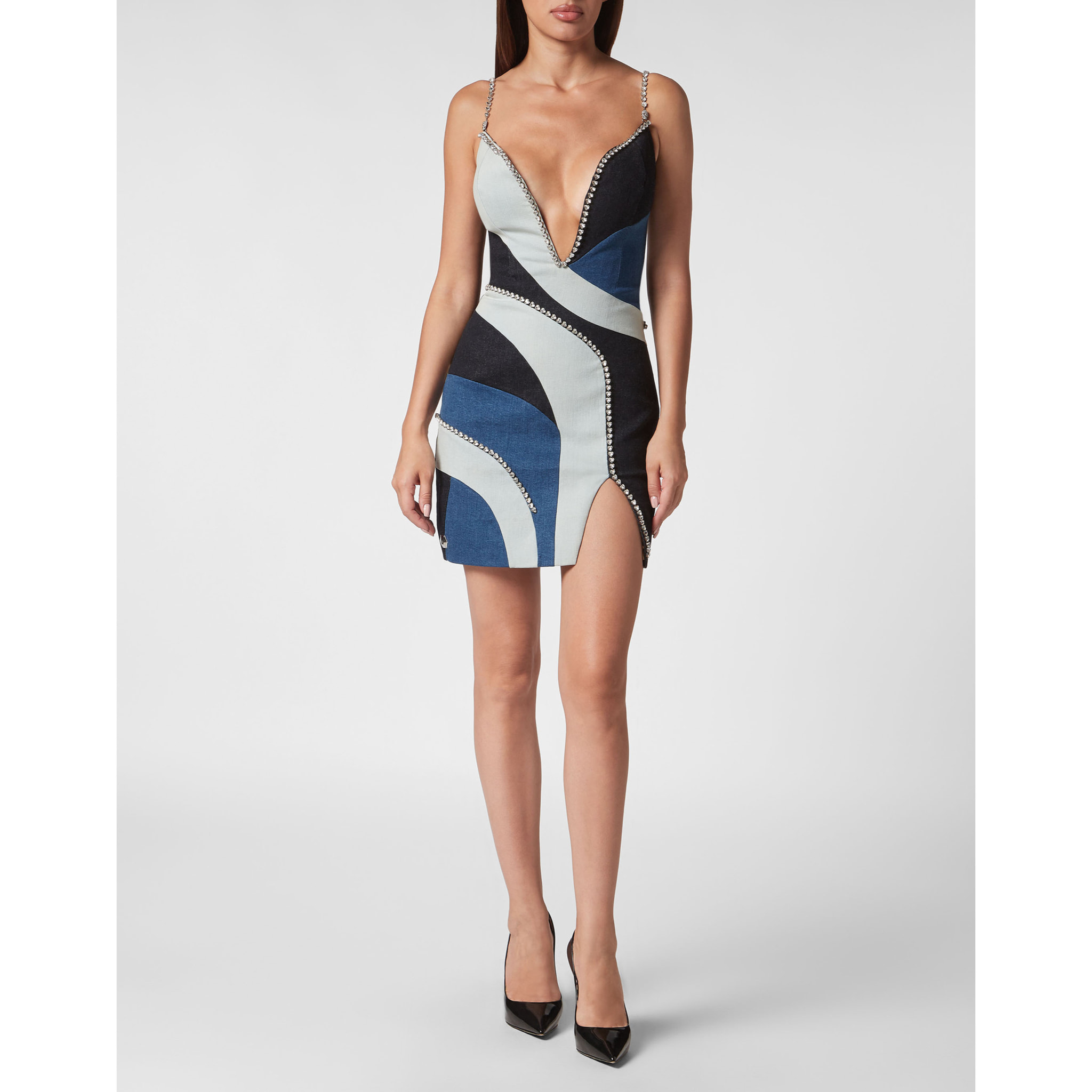 PHILIPP PLEIN Vestido vaquero