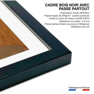 Poster Senecio - Paul Klee Affiche sous cadre noir