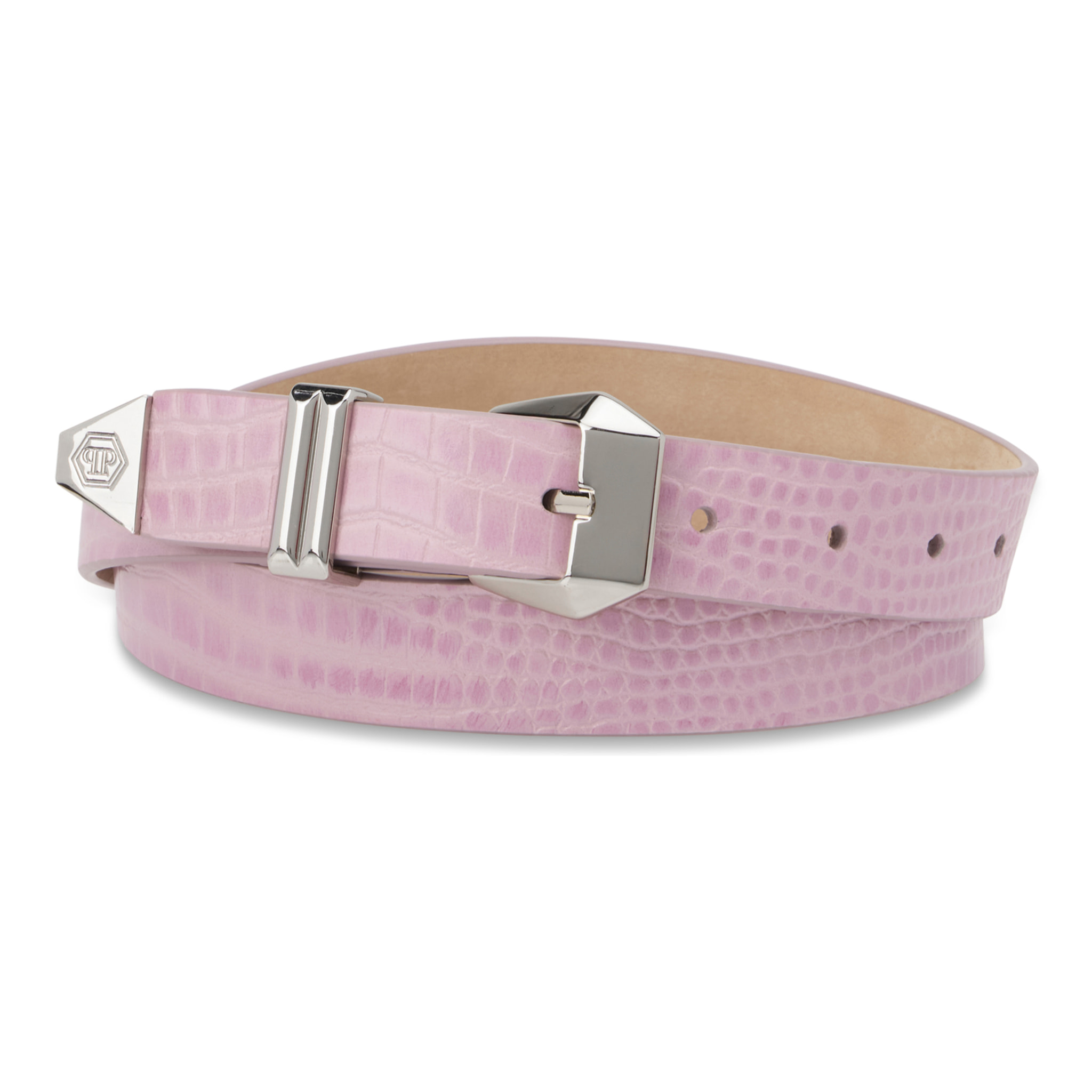 PHILIPP PLEIN Leather Belt Cocco
