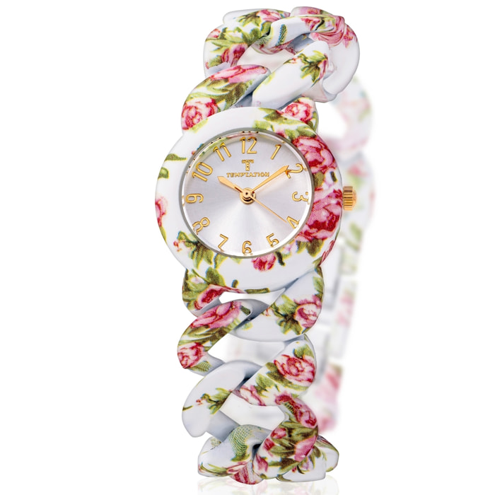 Reloj Temptation TEA-2015-02 Mujer Analogico Cuarzo con Correa de Metal