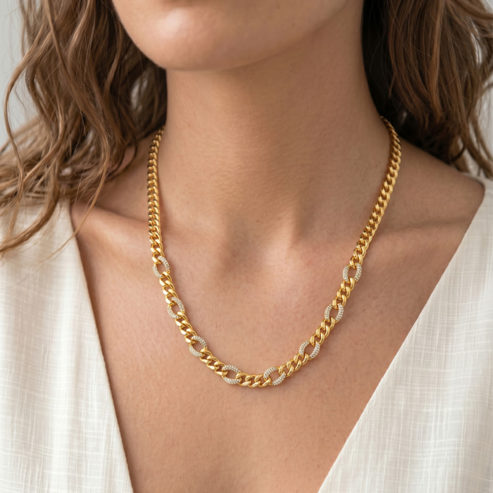 Collar Balhaj acabado oro amarillo 18k