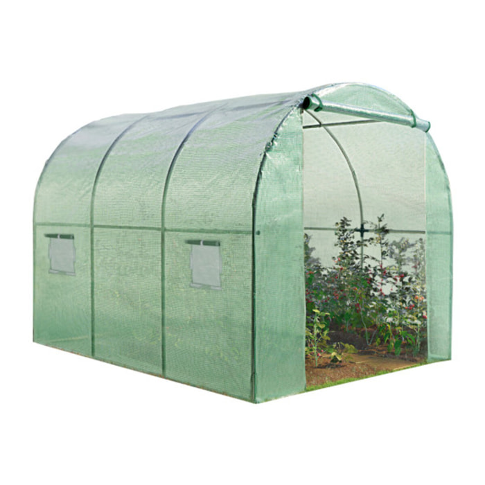 Serre 6m² verte - gamme maraîchère
