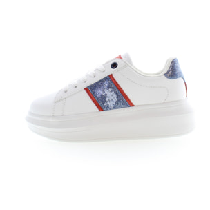 Sneakers U.S. Polo Assn White-Dark Blue