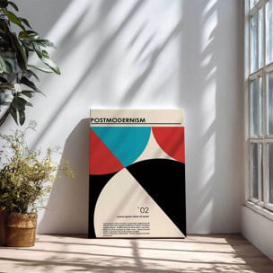 Tableau Postmodernism formes graphiques Toile imprimée